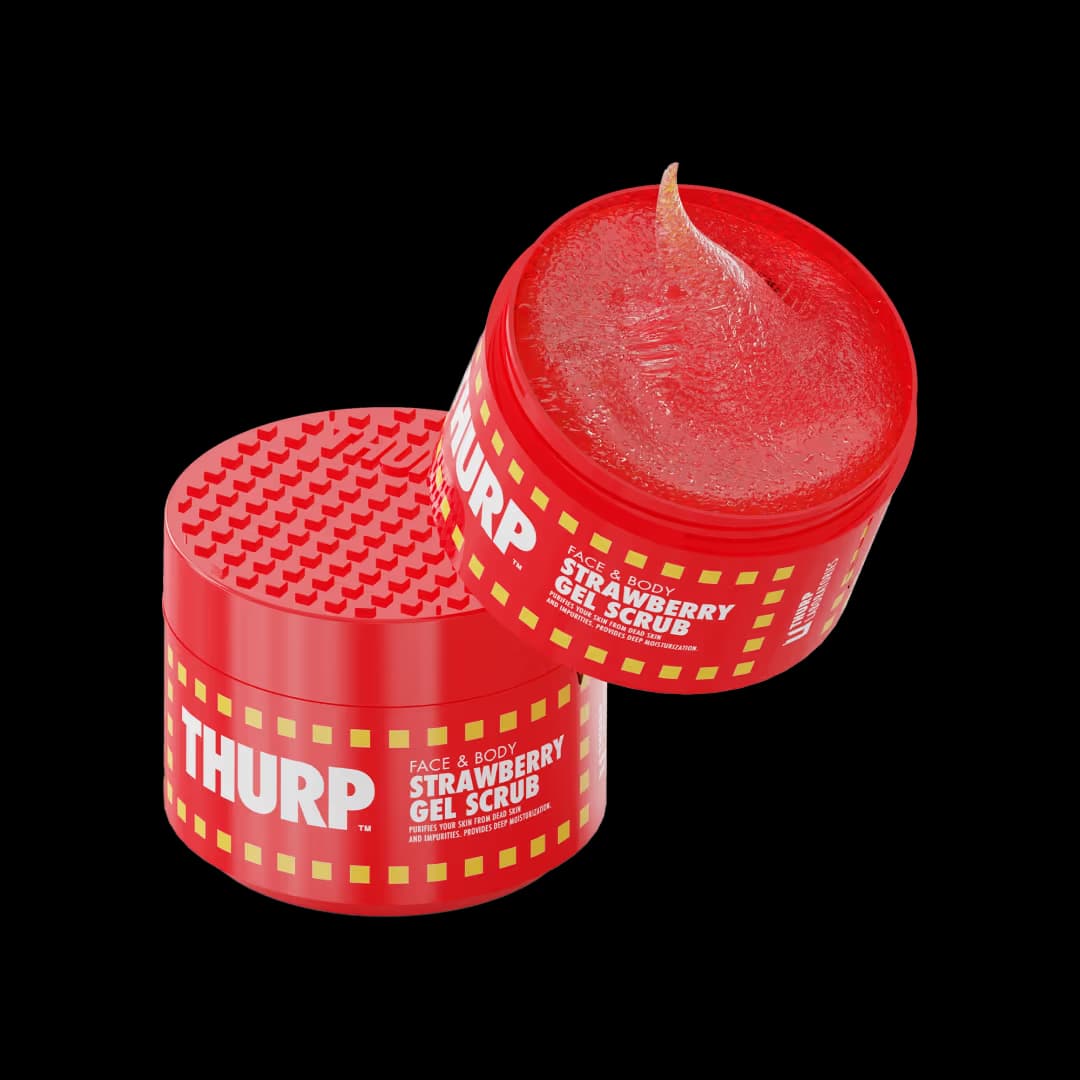 Thurp Strawberry Face & Body Gel Scrub